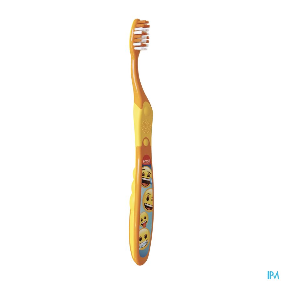 ELGYDIUM Junior Emoji 7 à 12 ans – Brosse à dents enfant