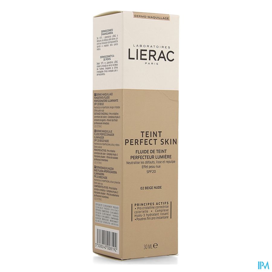 Lierac Teint Perfect Skin Fluide Beige Nude 40ml