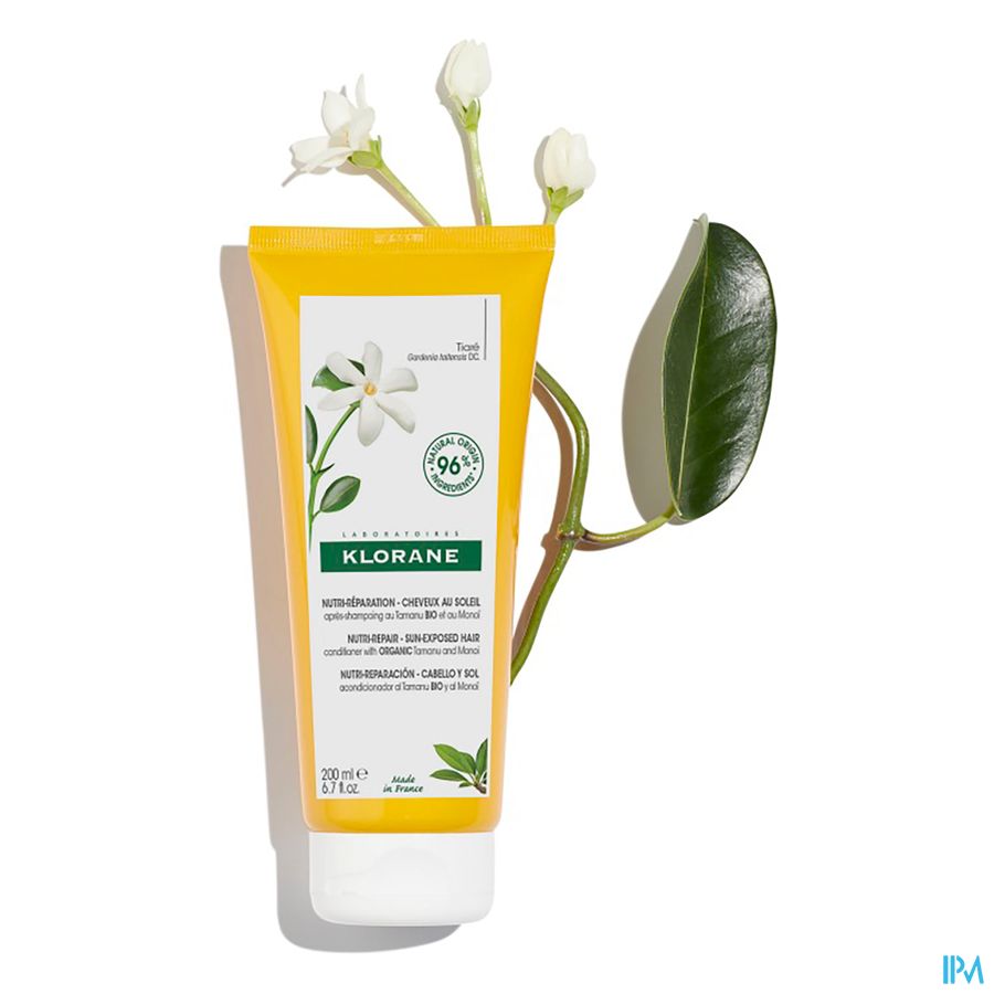 Klorane Baume riche réparateur - Cheveux exposés au soleil - Monoï & Tamanu BIO