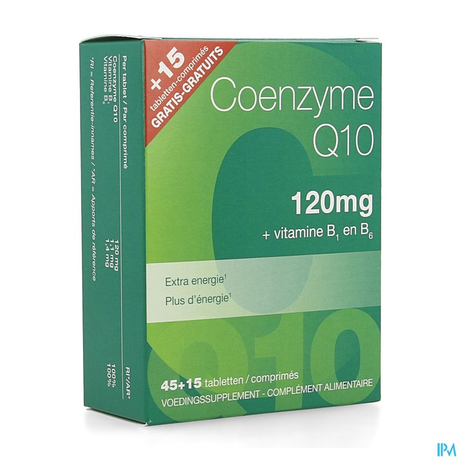 Coenzyme Q10 120mg Comp 45+15 Gratuit Revogan