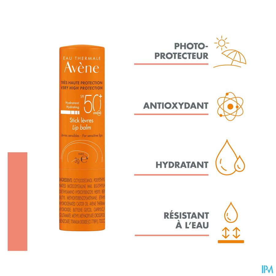 Eau Thermale Avène - Stick lèvres SPF 50+