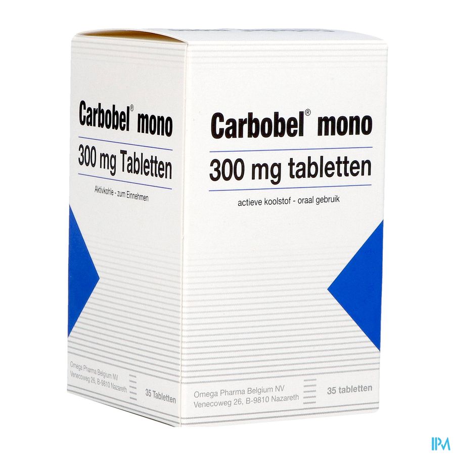 Carbobel® Mono 300Mg 35 Comprimés - Avec Charbon Actif