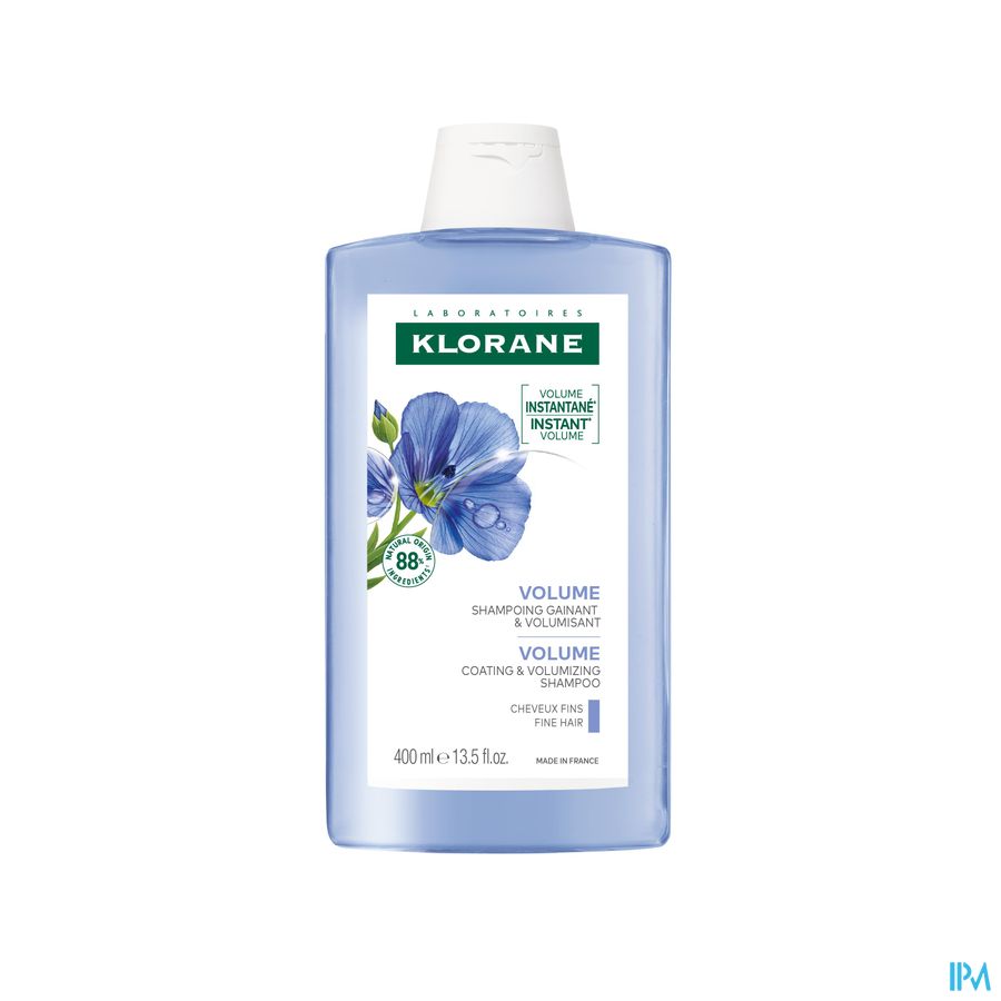 Klorane - Shampoing au Lin BIO - Volume - Cheveux fins