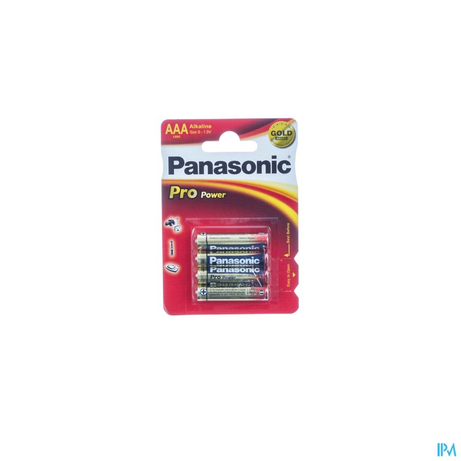 Panasonic Batterie Lr03 1,5v 4