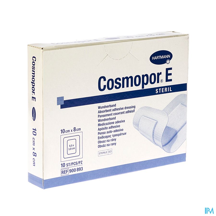 Cosmopor E Latexfree 10x8cm 10 P/s