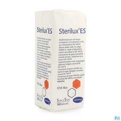 Sterilux Es 5x5cm 8pl.nst. 100 P/s