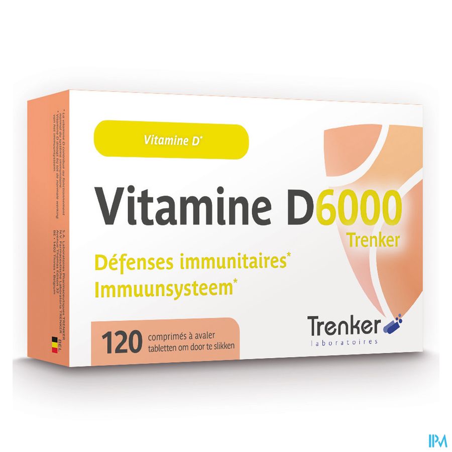 Vitamine D6000 Trenker Comp 120