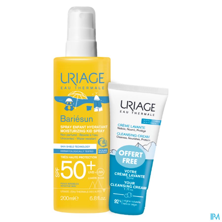 Uriage Bariesun Enfants Ip50 Spray 200ml + Cr 50ml