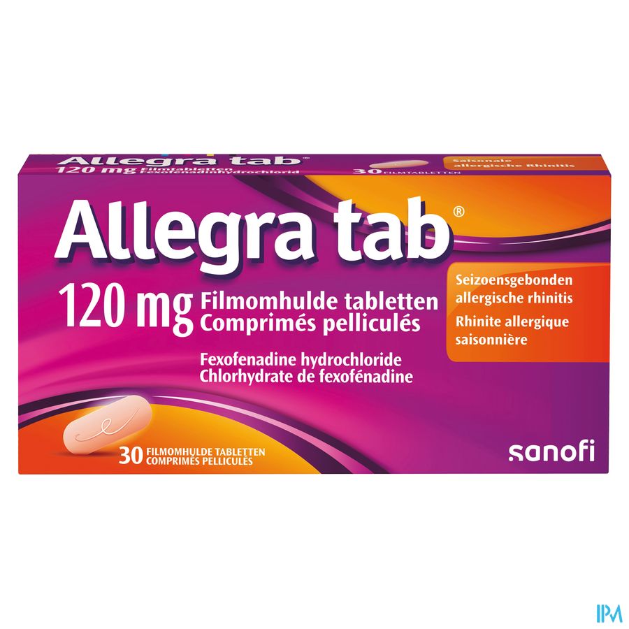 Allegra Tab 120mg Comp Pell 30x120mg