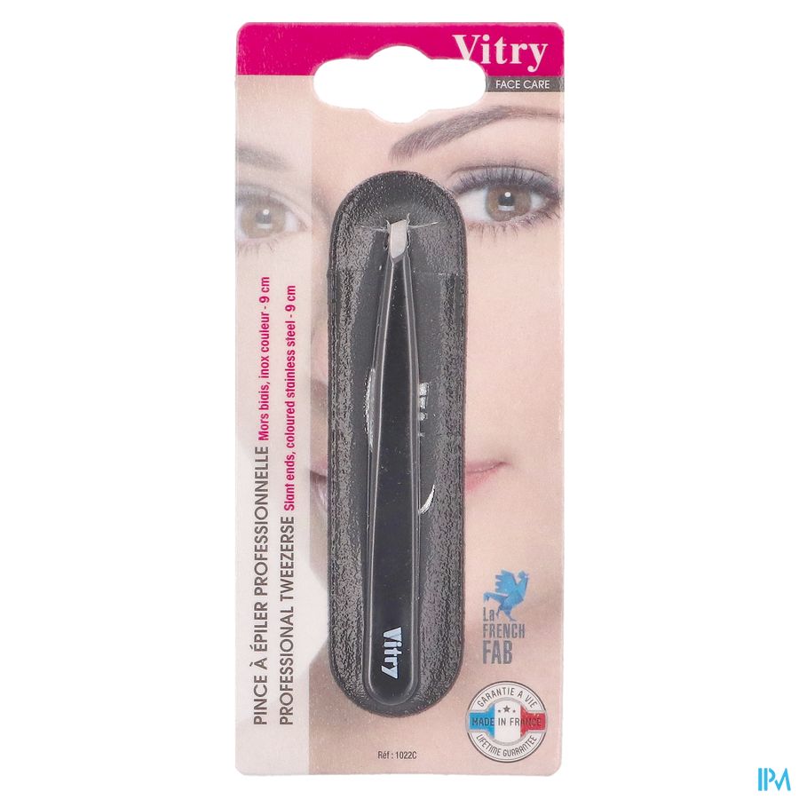 PINCE A EPILER PROF. MB INOX COULEUR