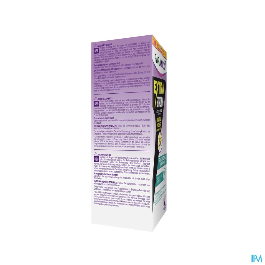 Paranix® Shampooing Extra Strong 200 ml: Poux et Lentes. Traite et Protège. En 5 Min.