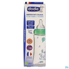 Dodie Biberon Initiation+ Vert Valentin 330ml