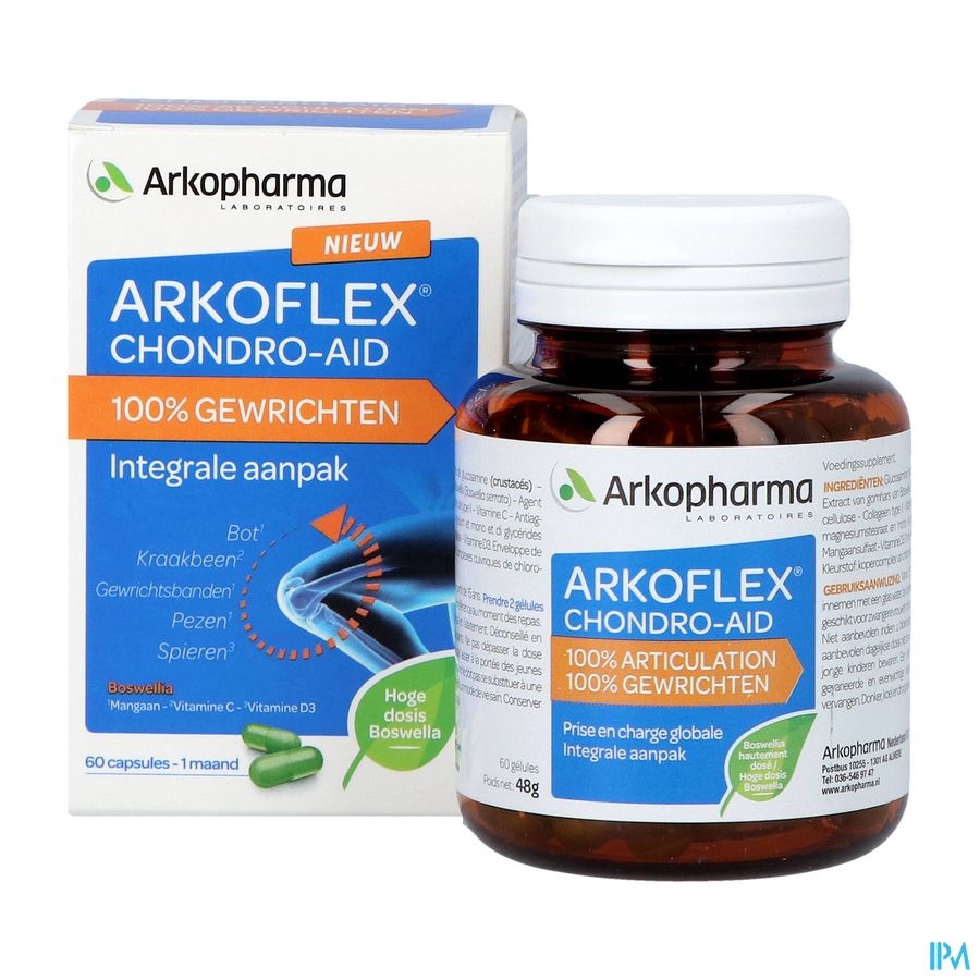 Arkoflex Chondro-aid 100% Articulations Caps 60