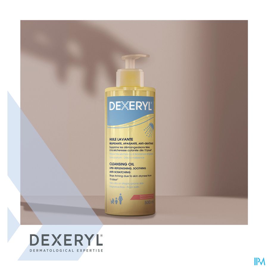 DEXERYL HUILE LAVANTE 500ML Hygiène peau sèche et à tendance atopique