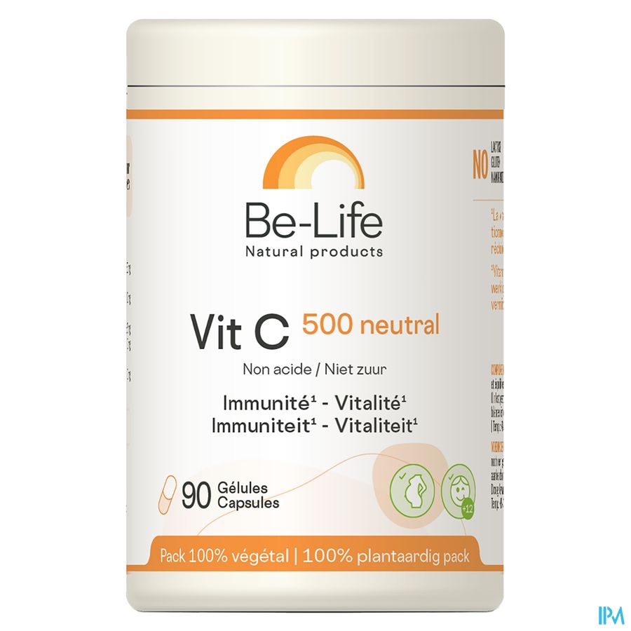 Vit C 500 Neutral Be Life Caps 90 Nf Rempl.3274537