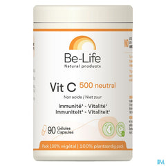 Vit C 500 Neutral Be Life Caps 90 Nf Rempl.3274537
