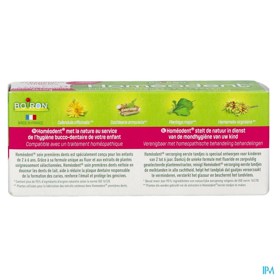 Homeodent 1st Teeth Care Strawb.&raspb.dentif.50ml