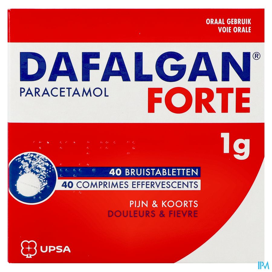 Dafalgan Forte 1g Comp Efferv. 40