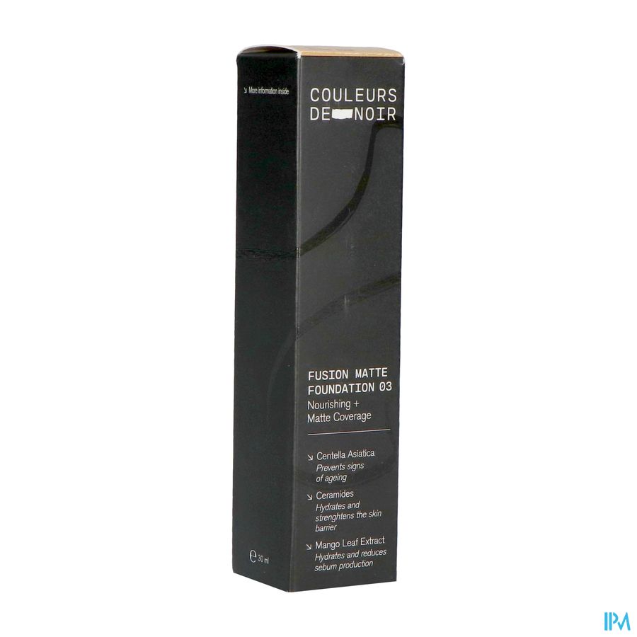 Couleurs De Noir Fus. Matte Fdt 03 B. Rose 30ml