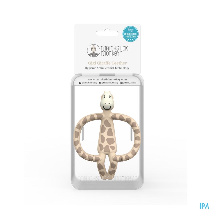 Matchstick Monkey Animal Anneau Dentition Girafe