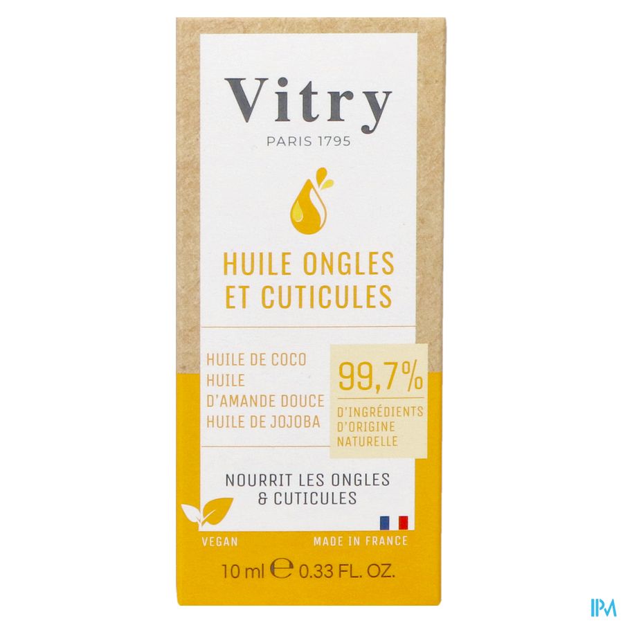 Vitry Huile Ongles & Cuticules Naturelle 10ml