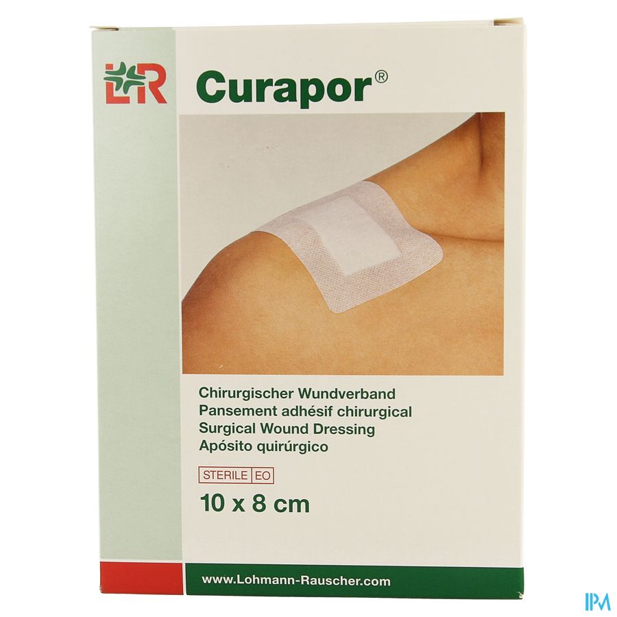 Curapor Pans Chirurg. Sterile 10cmx 8cm 5 32903