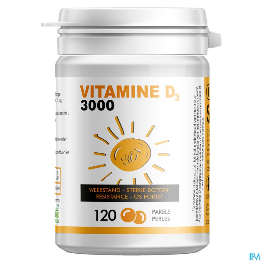 Soria Vitamine D 3000iu Perles 120