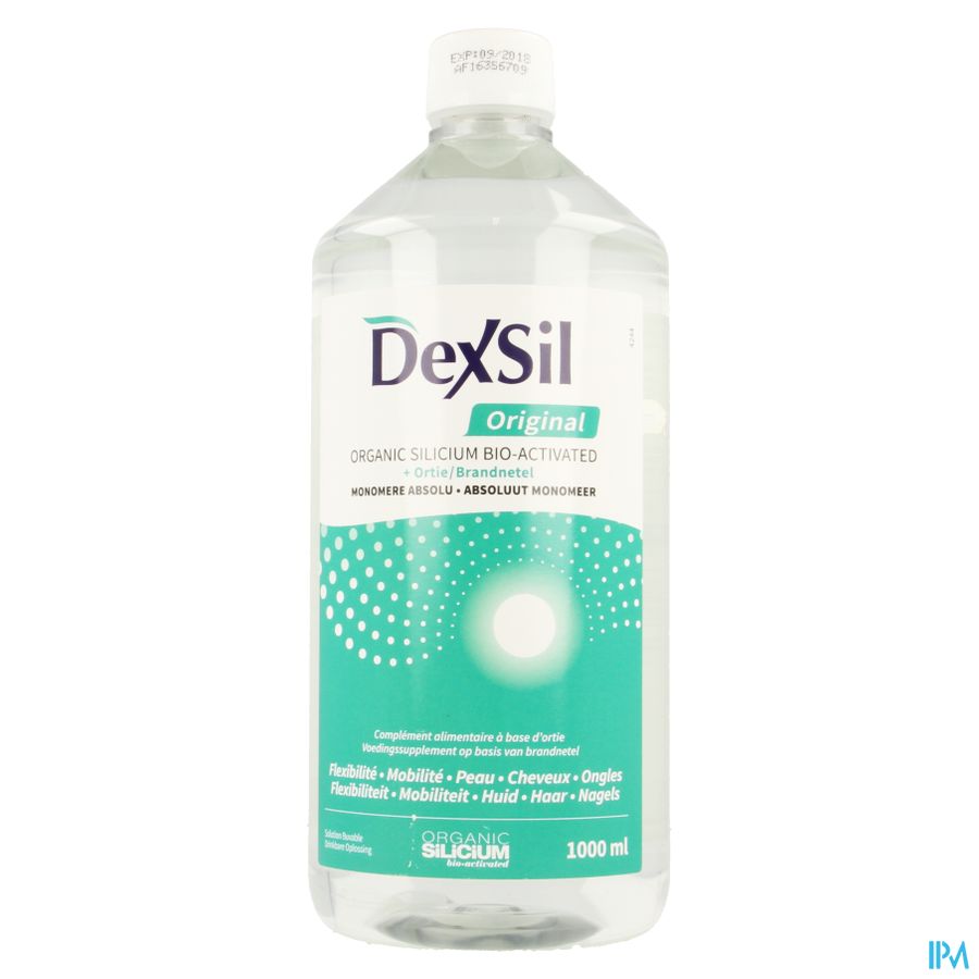 DexSil® Original 1 L - Muscles, Peau, Cheveux, Ongles - Silicium, Ortie Et Cuivre