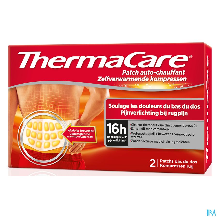 Thermacare Patch Auto-chauffant Douleurs Dos & muscles 2 pièces