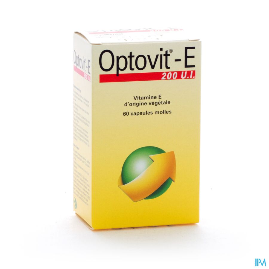 Optovit E 60 pcs capsules - vitamine E