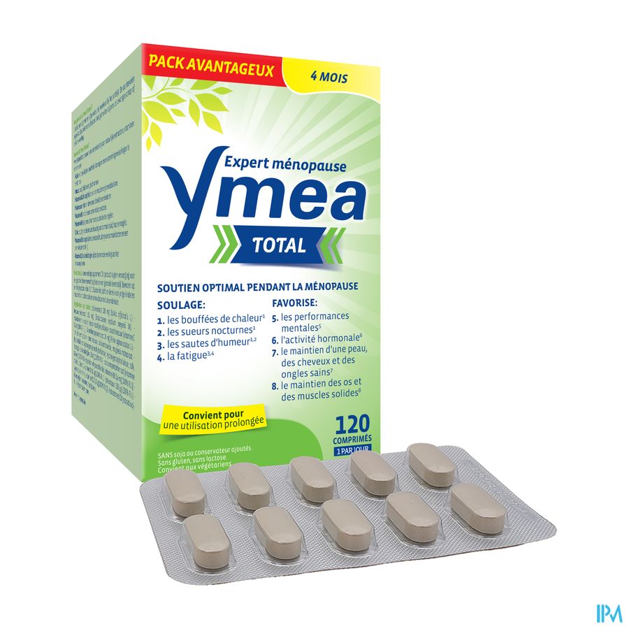 Ymea® Total 120 P. - Ménopause - Contre Bouffées De Chaleur & Fatigue