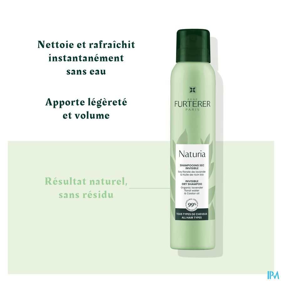 René Furterer Shampooing sec invisible - Shampoing sec naturel - NATURIA