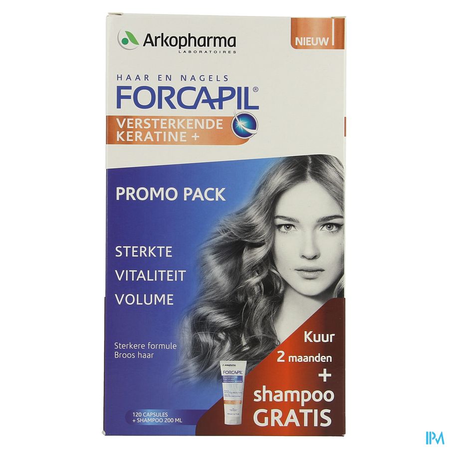 Forcapil Pack Decouverte Caps 2x60+sh 200ml Grat.