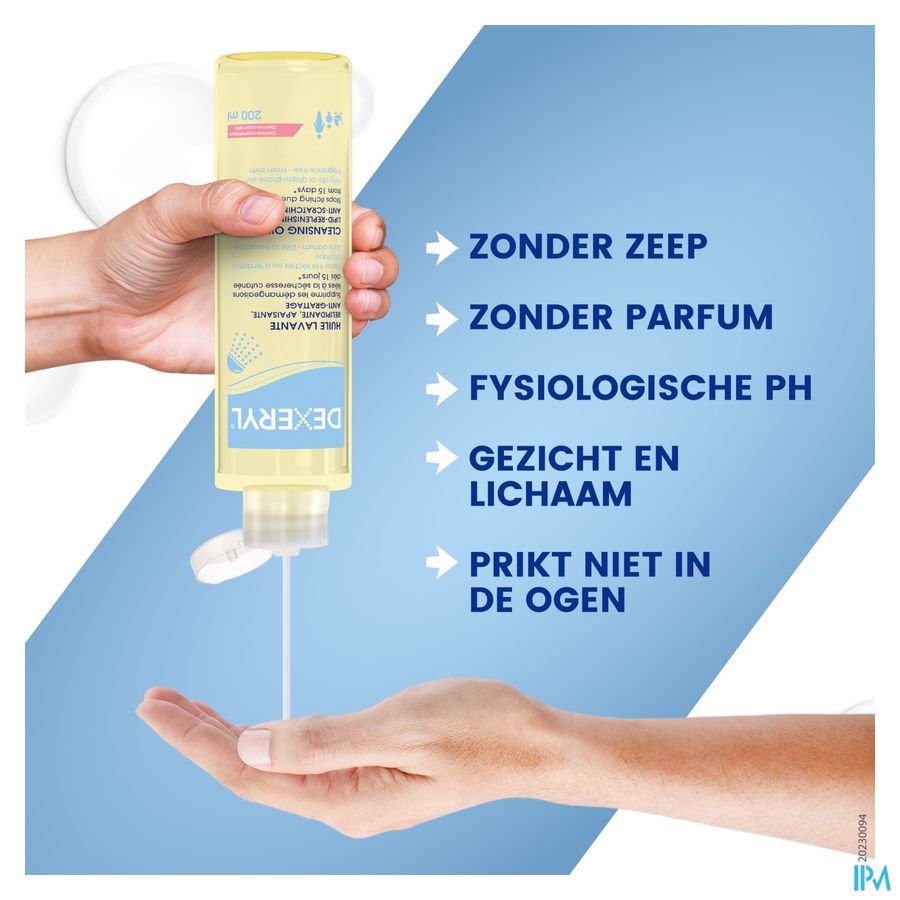 DEXERYL HUILE LAVANTE 200ML Hygiène peau sèche et à tendance atopique