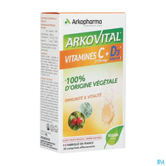 Arkovital Acerola 1000 Vit C + D3 Eff. Comp 20