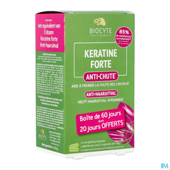 Biocyte Keratine Forte A/chute Caps 120