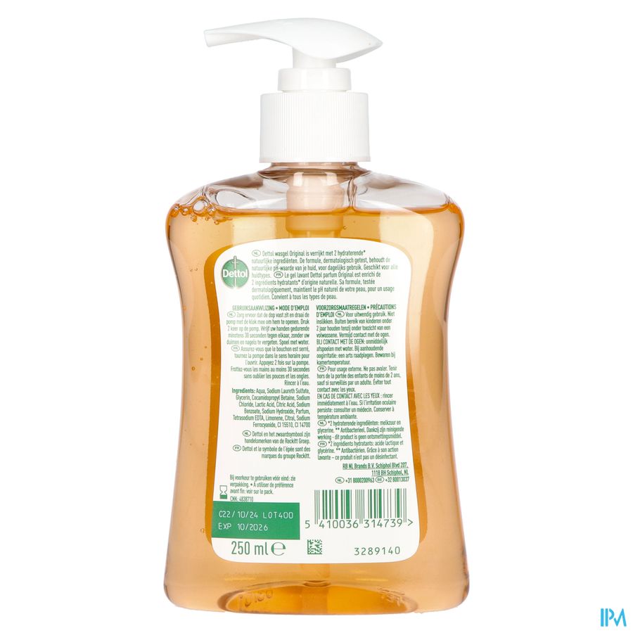 Dettolhygiene Gel Lavant Original 250ml
