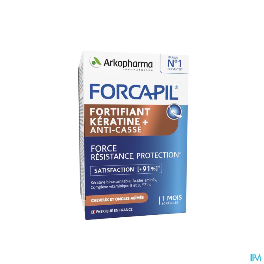 Forcapil Keratine+ Caps 60