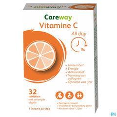 Careway Vitamine C 500mg All Day Comp 32