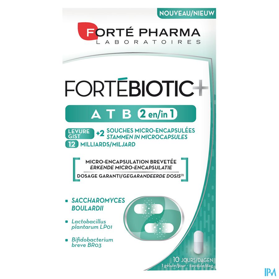 Fortebiotic+ Atb 2en1 V-caps 10