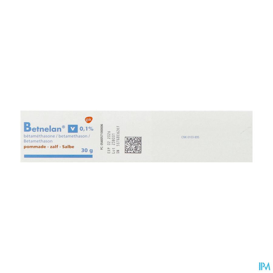 Betnelan V Ung 1 X 30g 0,1%