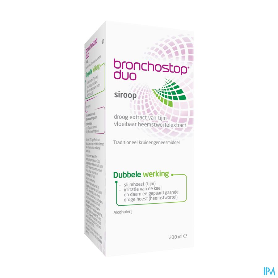 Bronchostop® Duo Sirop 200 ml -Toux Grasse Et Toux Sèche En Cas De Rhume