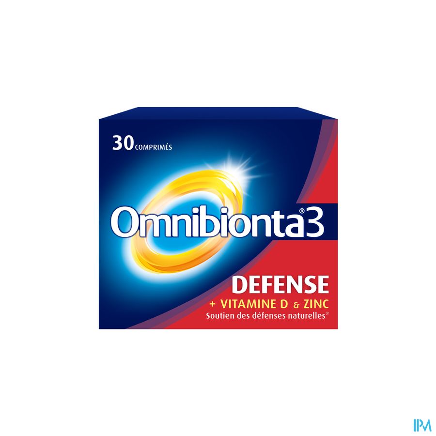 Omnibionta3 Defense Multivitamines Immunité (30 comprimés)