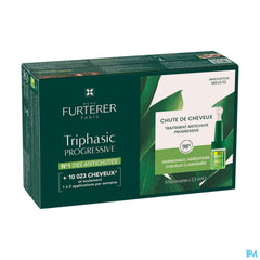 René Furterer - TRIPHASIC PROGRESSIVE traitement antichute progressive - Solution chute de cheveux  stimule la croissance capillaire