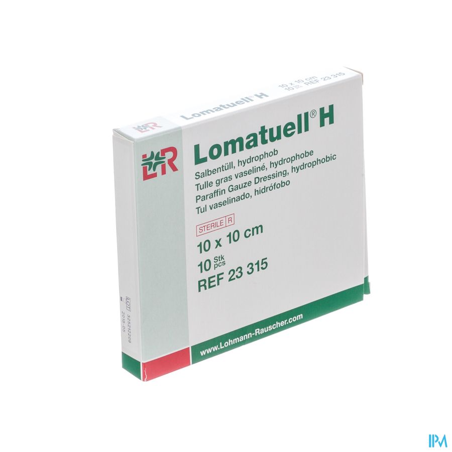 Lomatuell H Compresse Ster 10x10cm 10 23315