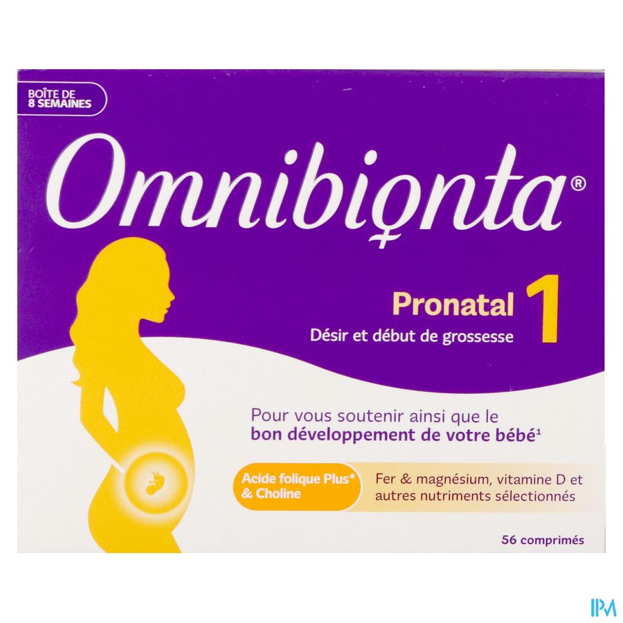 Omnibionta Pronatal 1desir Debut Gross 8sem Comp56