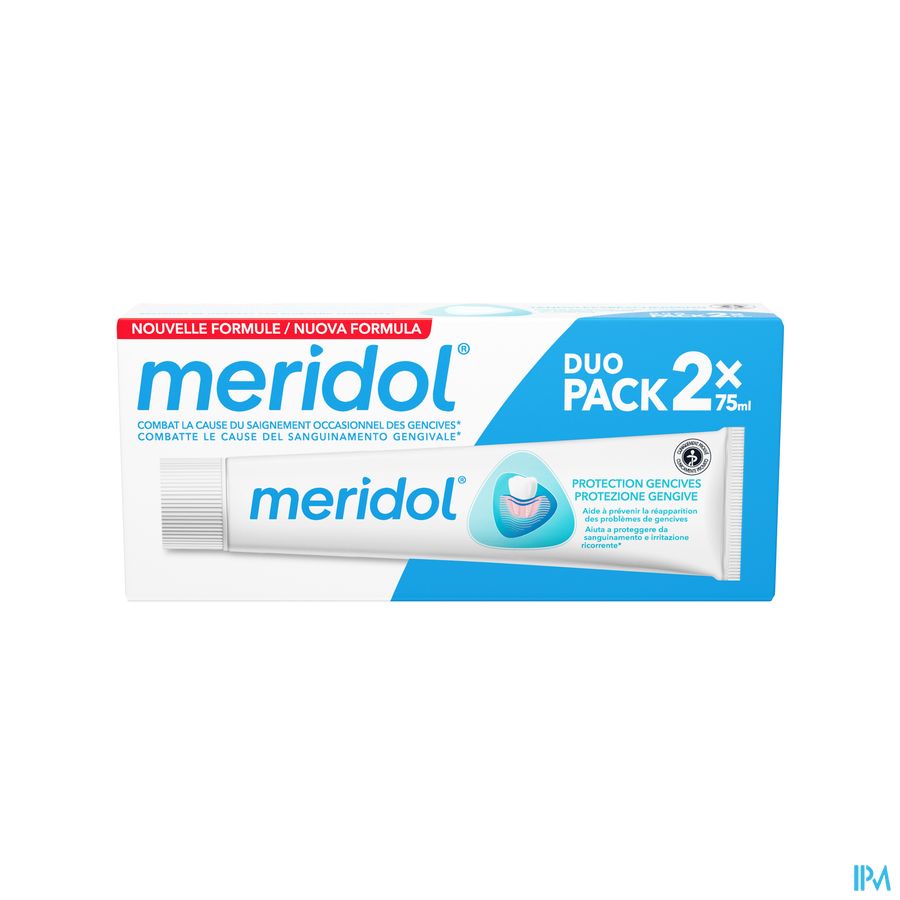 meridol Protection Gencives Dentifrice 2x75ml