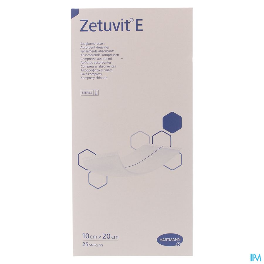 Zetuvit E 10x20cm St. 25 P/s