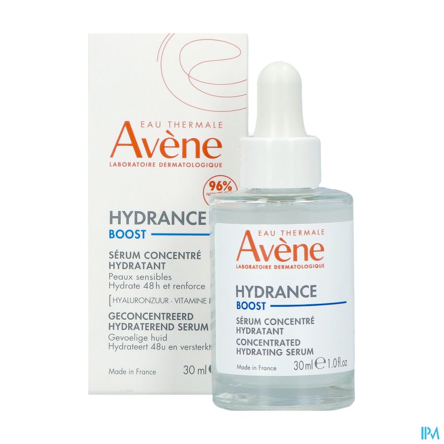 Eau Thermale Avène HYDRANCE Boost Sérum Concentré Hydratant  - Visage, Cou, décolleté