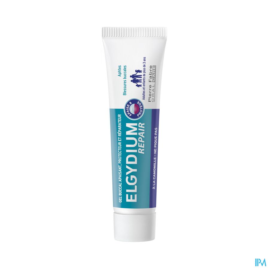 ELGYDIUM - REPAIR Gel buccal apaisant, protecteur et réparateur - aphtes & blessures 15ML